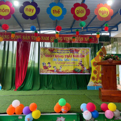 Hoạt động trải nghiệm: “ Bé vui đón Tết xuân Ất Tỵ”. Trường Mẫu giáo liên xã Đắc Pring - Đắc Pre