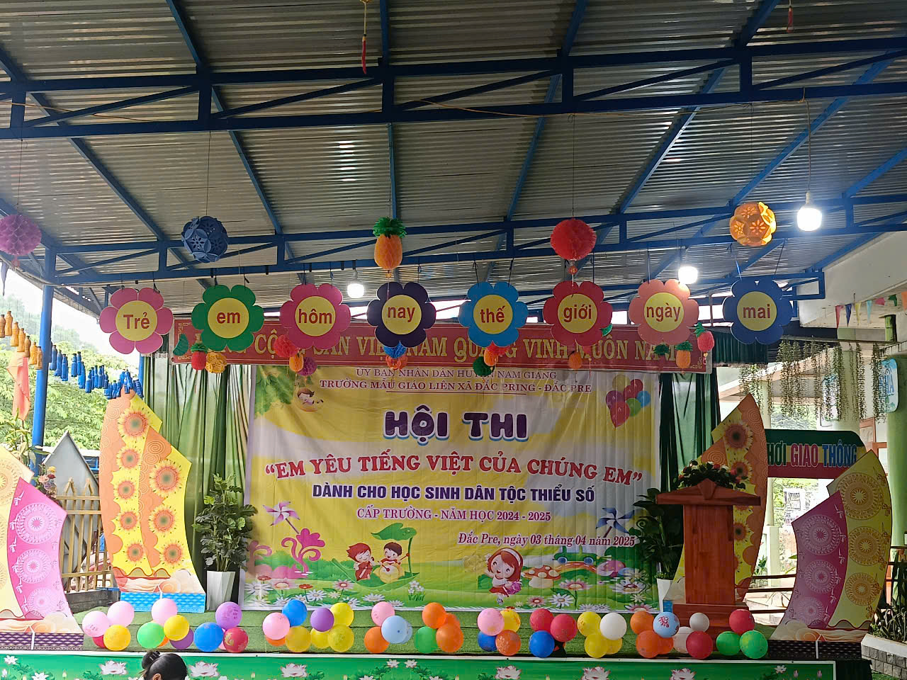 Hội thi “Em yêu  tiếng Việt của chúng em” dành cho  học sinh Dân tộc thiểu số